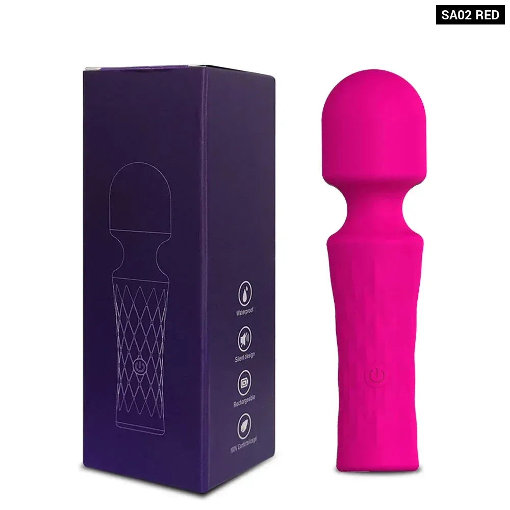 10 Modes Mini Av Magic Wand Vibrator Powerful Stimulator
