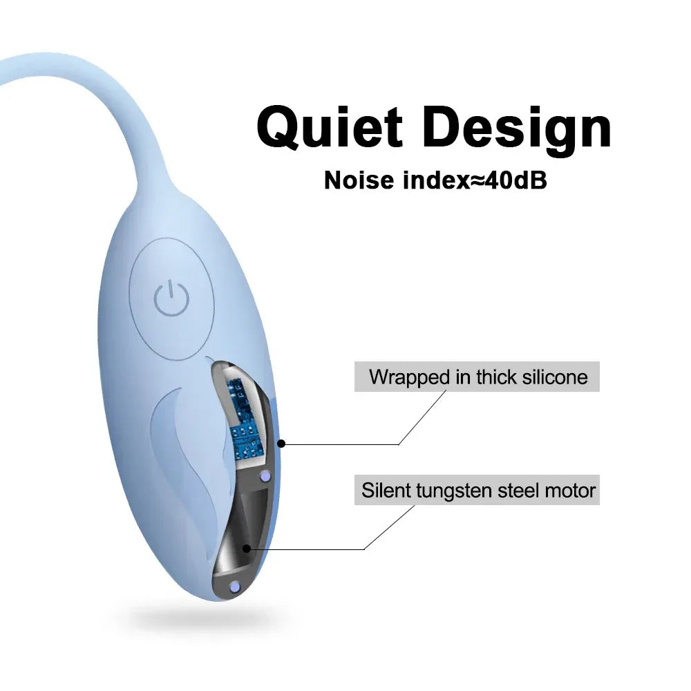 10-Speed Wireless Vibrating Egg for Vaginal & Anal