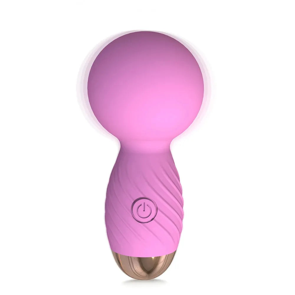 16 Speed Mini Av Wand Vibrator For Women Clit & Anal