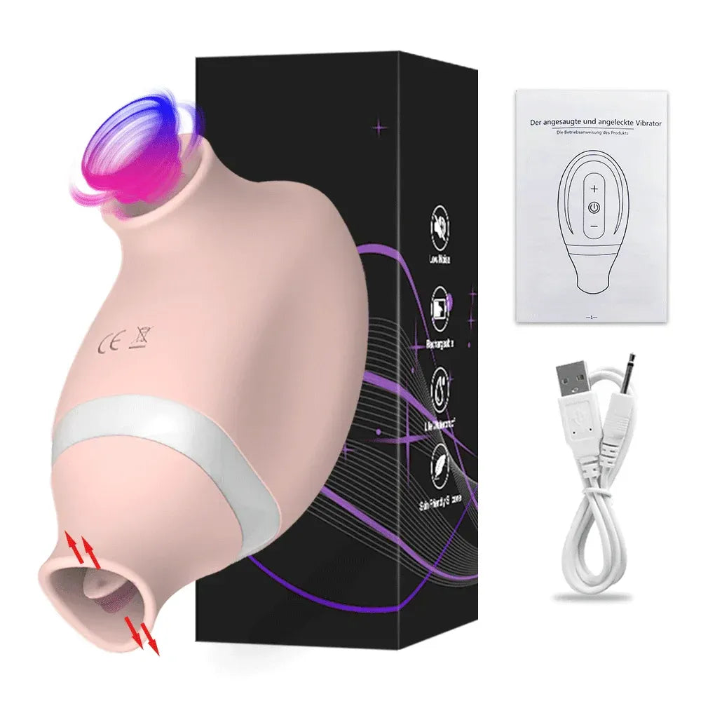 2-in-1 Clit Sucker & Vibrator for Double Stimulation