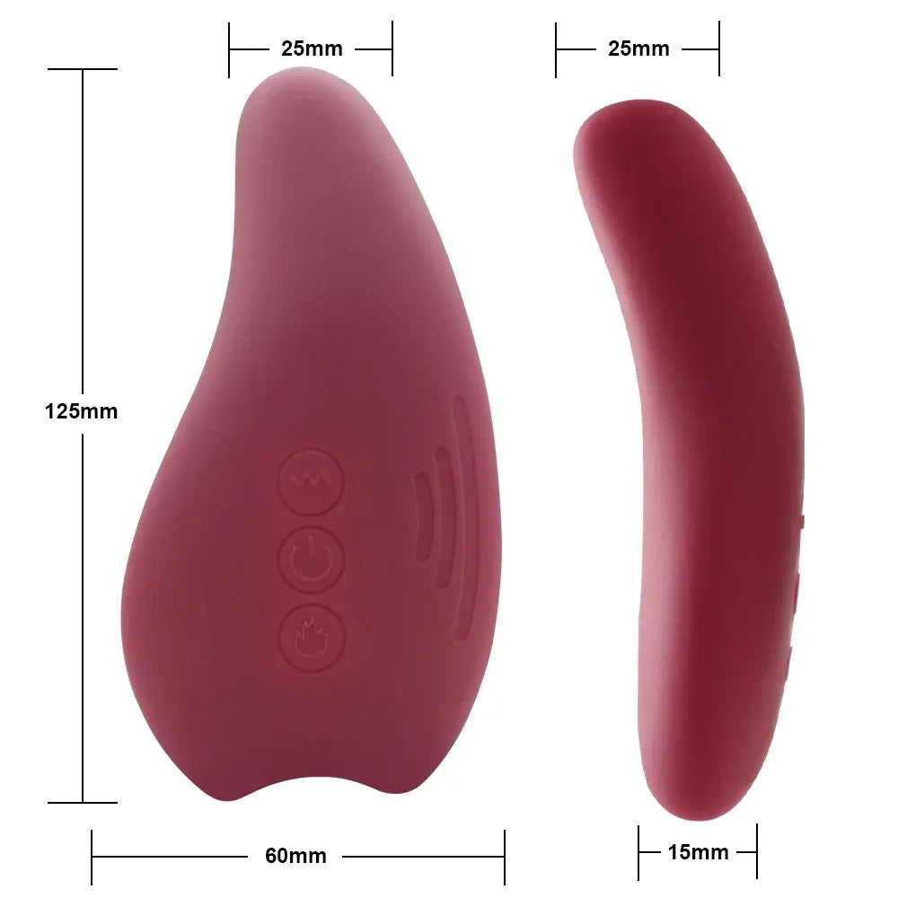 2 In 1 Lactation Massager For Breastfeeding Heat &