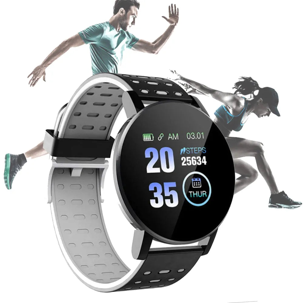 Vibe Geeks Bluetooth Smartwatch Blood Pressure Monitor