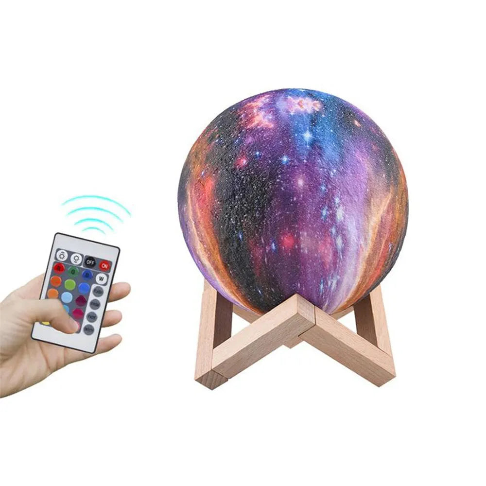 Vibe Geeks 3D Print LED Night Sky Decorative Lamp - USB