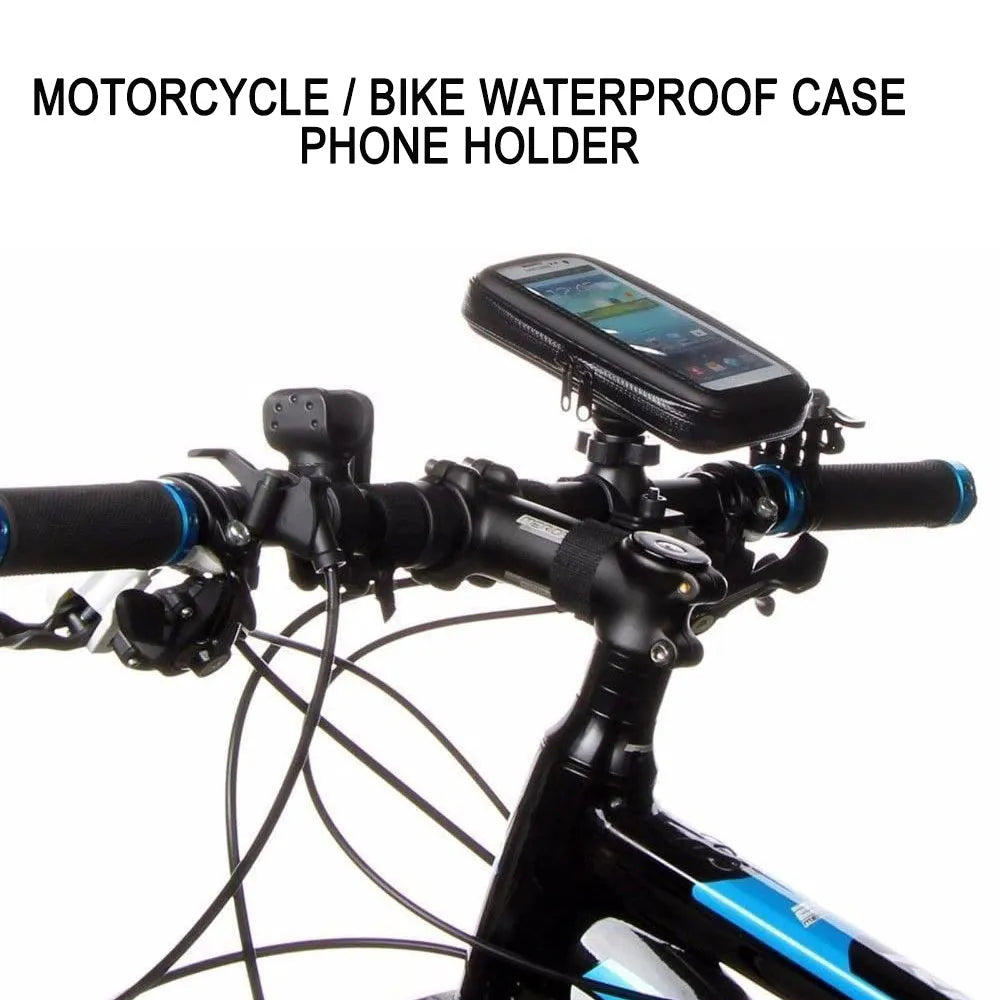 Vibe Geeks Waterproof Bike Handlebar Mobile Phone Holder