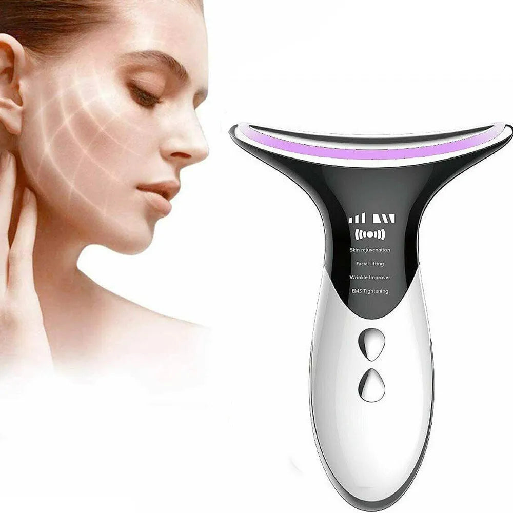 Vibe Geeks Skin Rejuvenation EMS LED Photon Therapy Neck