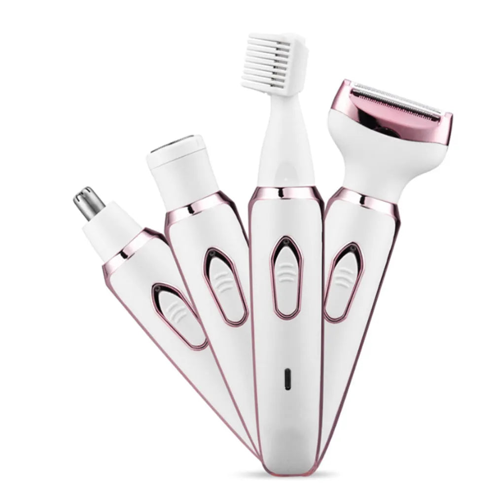 Vibe Geeks 4 - in - 1 Women’s USB Rechargeable Painless