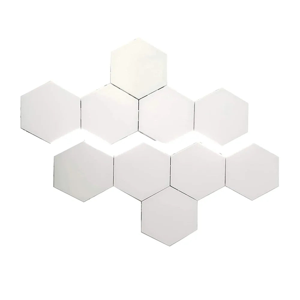 Vibe Geeks Hexagonal LED Wall Lights Geometric Lights APP- USB Plugged in