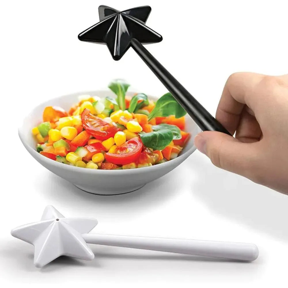 Vibe Geeks Magic Wand Salt and Pepper Dispenser Creative