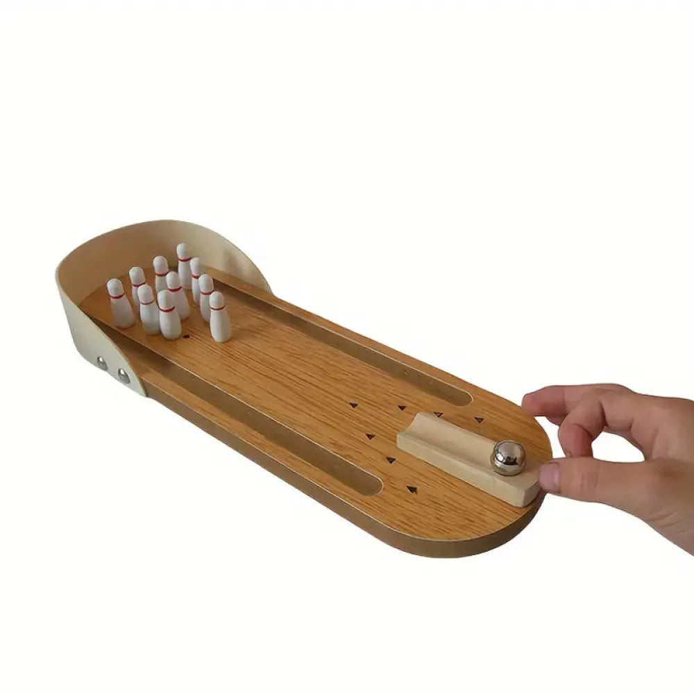 Vibe Geeks Interactive Toy Mini Bowling Set Tabletop Game