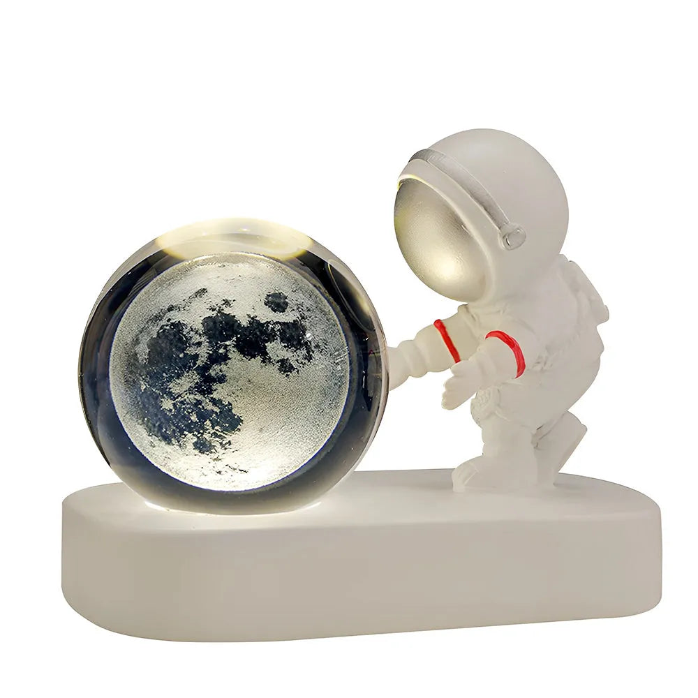 Vibe Geeks Astronaut 3D Crystal Ball Usb Plugged In Night