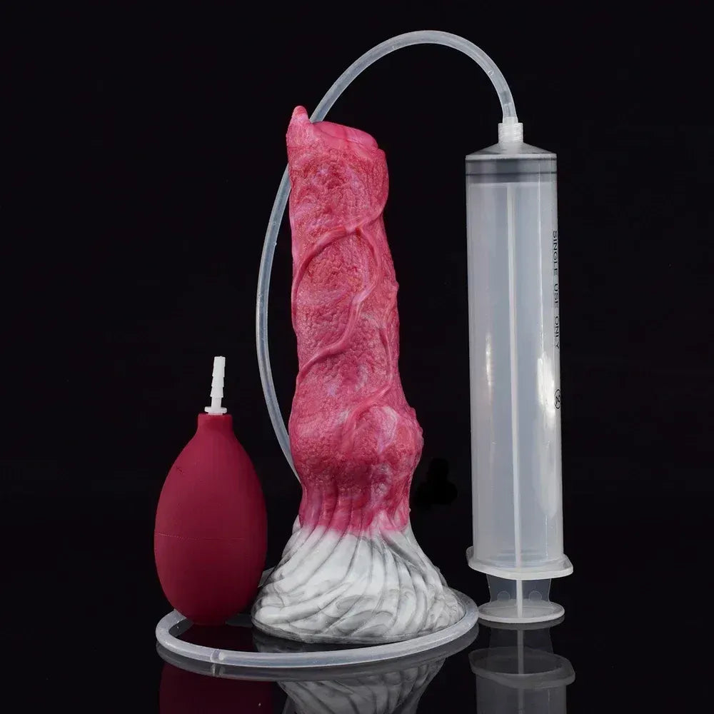 6.1In Ejaculating Wolf Dildo Realistic Animal G-Spot & Anal