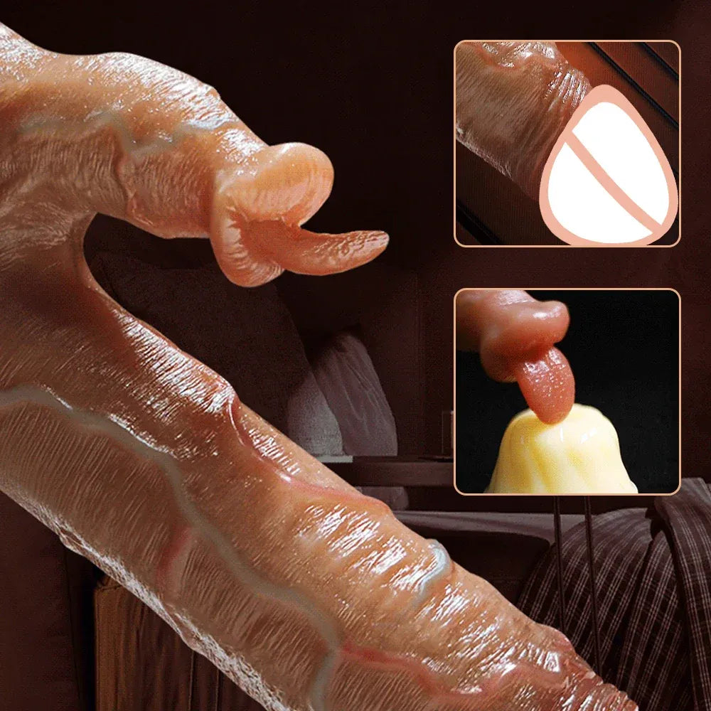 App Controlled Heating Dildo Vibrator for Women Realistic G