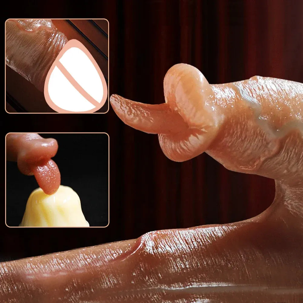 App Controlled Heating Dildo Vibrator for Women Realistic G