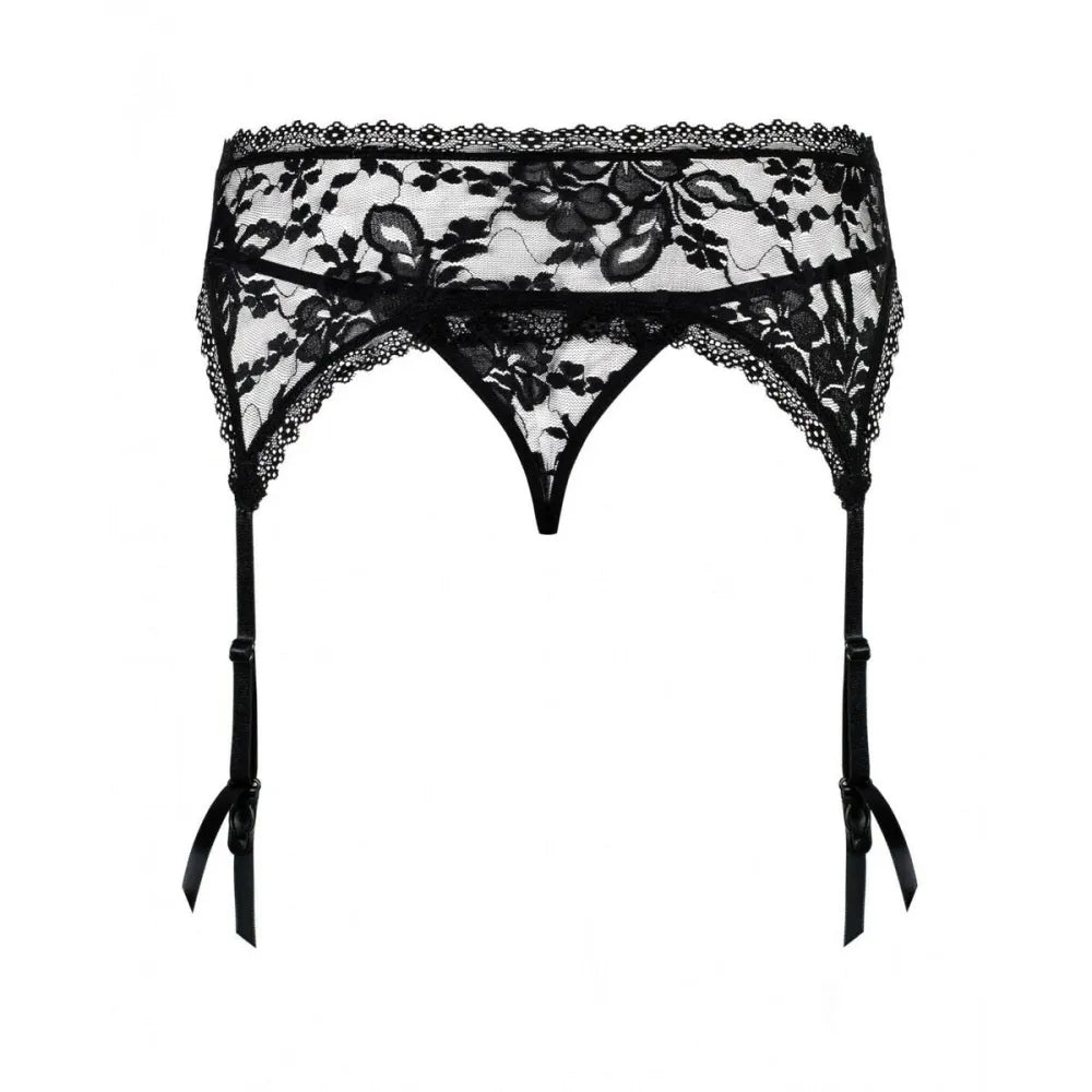 Catia Garter Suspender By Obsessive Catia Garter S/M Black