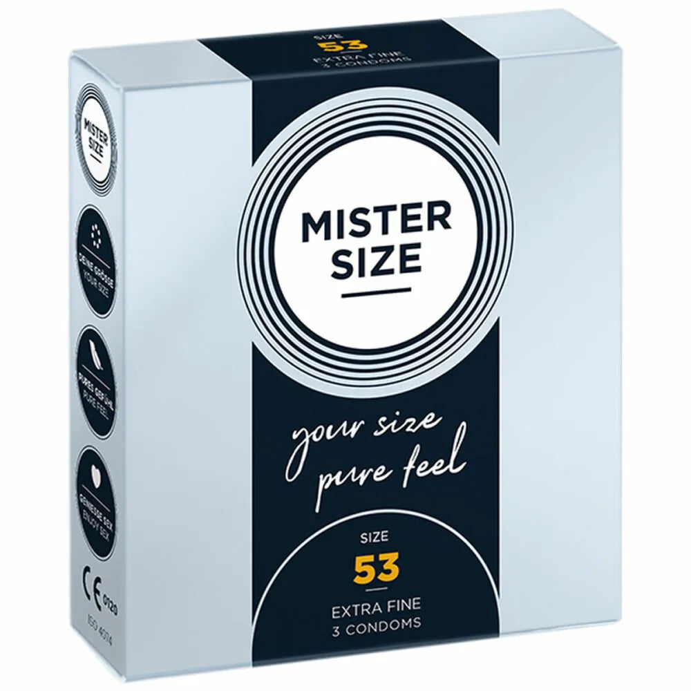 Condoms By Mister Size Extrafine 53 Mm