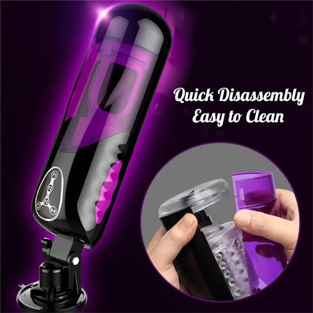Electric Male Masturbator Heating 10 Rotation Modes