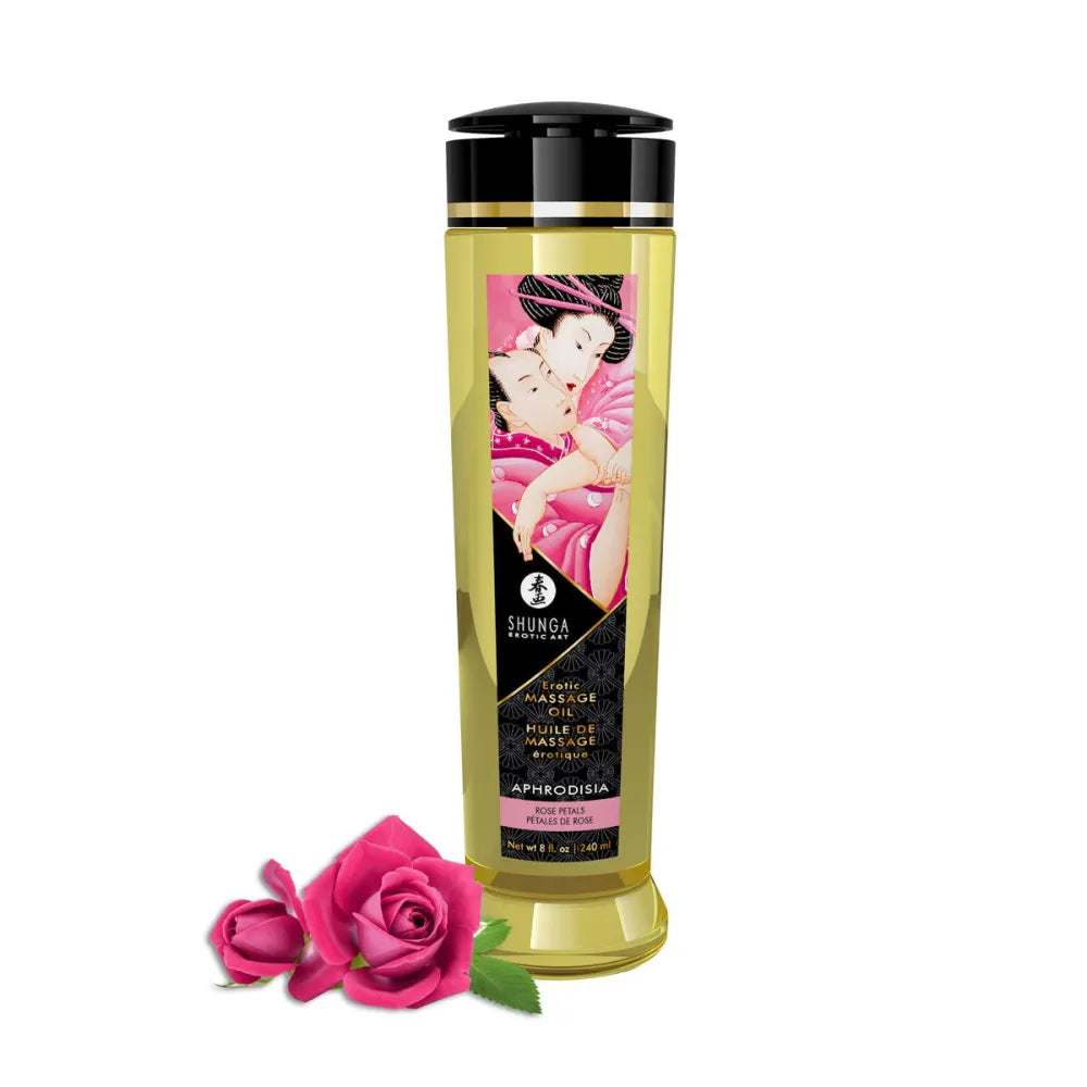 Erotic Massage Oil By Shunga 240 Ml Roses