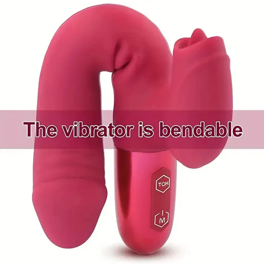 Intense G-Spot Rabbit Vibrator with Clit Stimulator