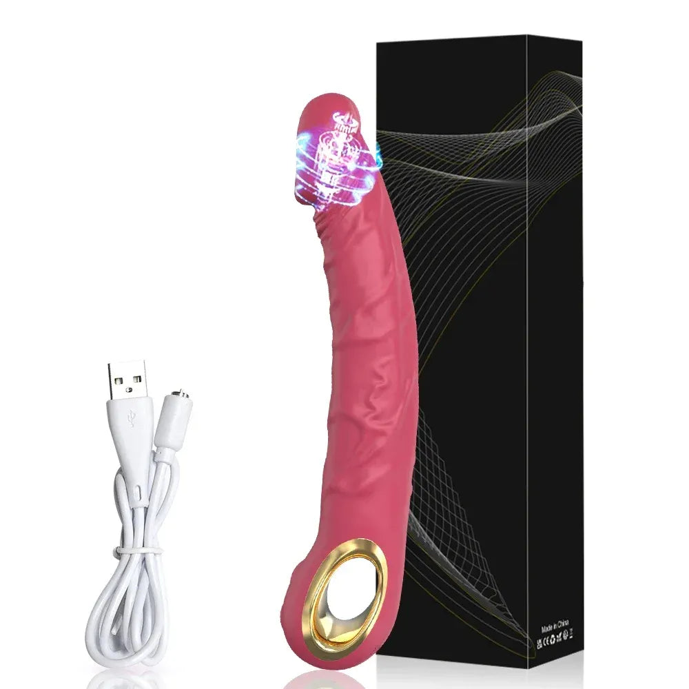 Intense Vibrating Dildo for Female Pleasure