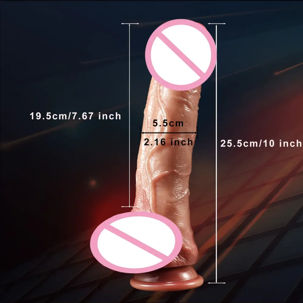 Large Silicone Dildo with Suction Cup - Pleasure for Women