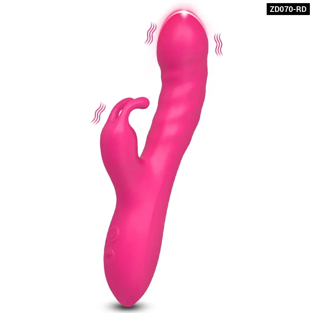 Rabbit Vibrator G Spot Vagina Nipples Stimulator