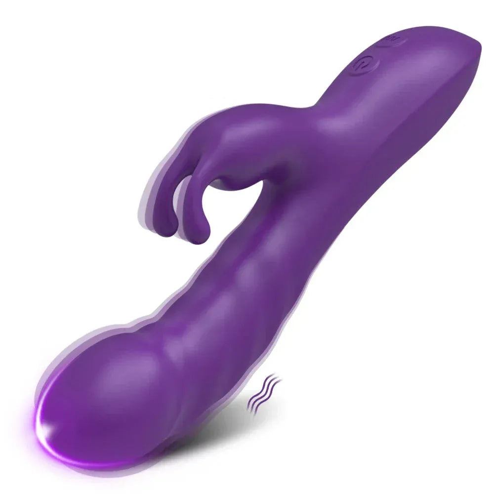 Rabbit Vibrator G Spot Vagina Nipples Stimulator