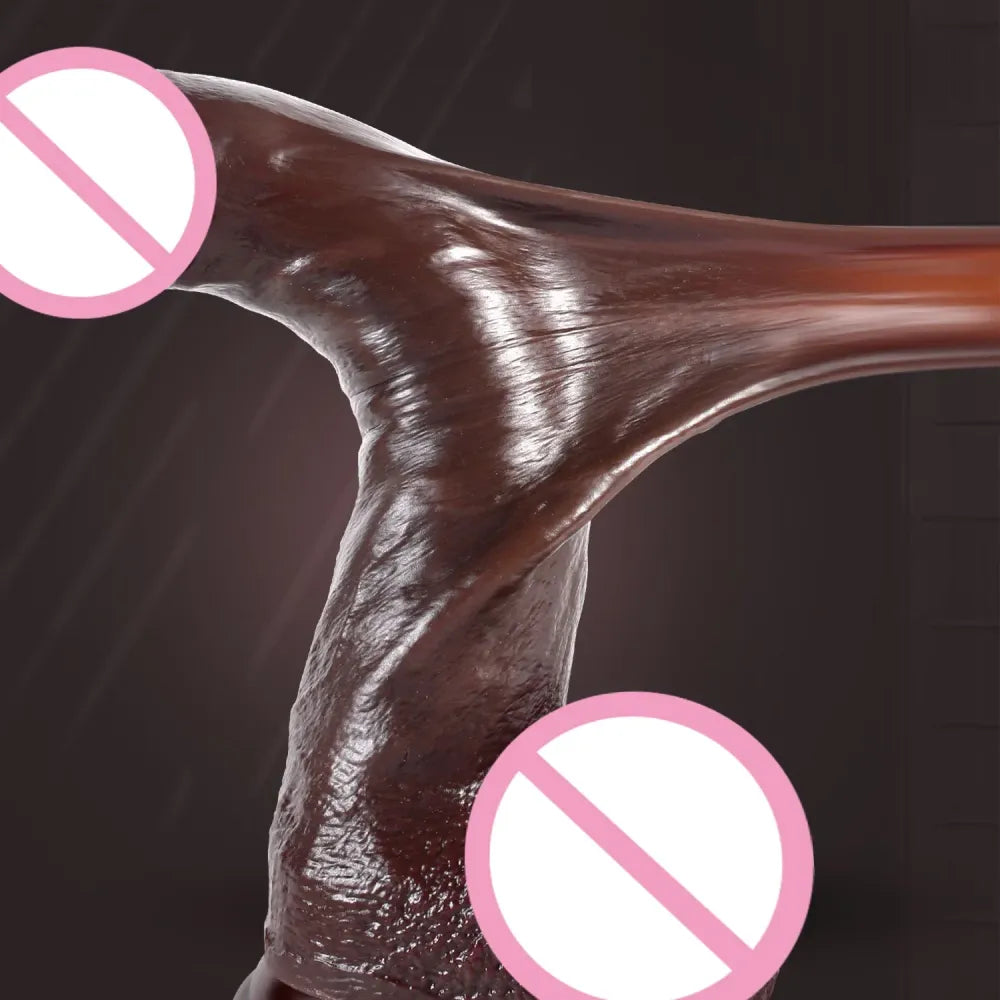 Realistic Foreskin Dildo for Female Stimulation