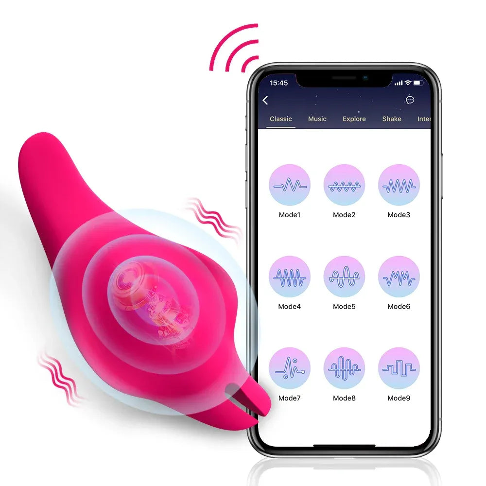 Remote Wearable Dildo Vibrator For Couples