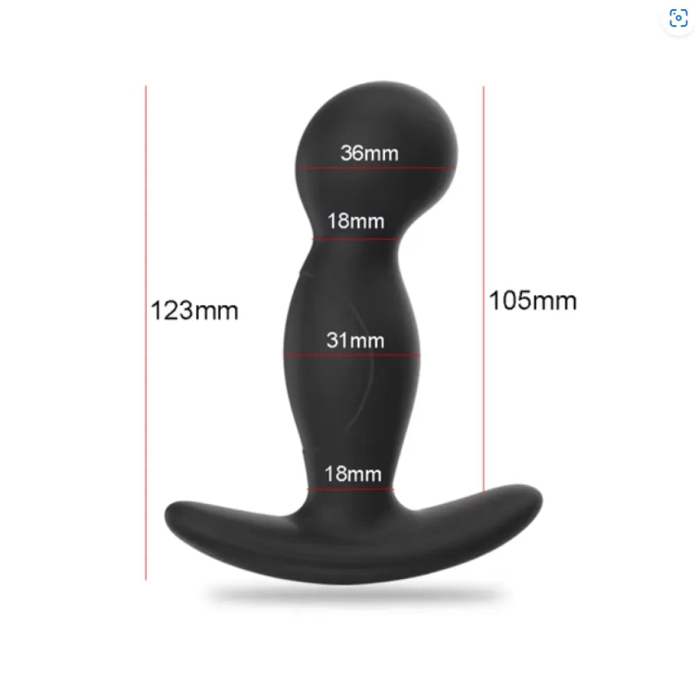 Silicone Prostate Massager with G Spot Vibrator