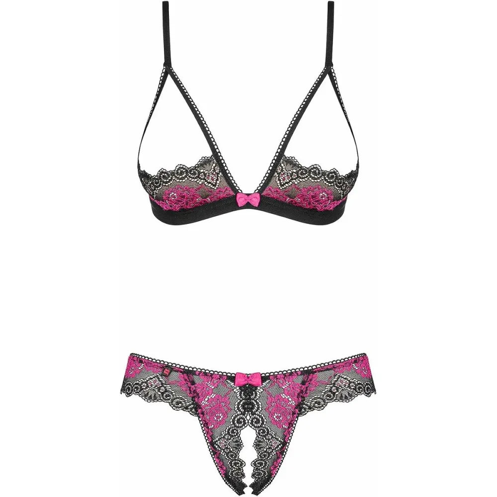 Underwear Set By Obsessive Tulia Black L/Xl