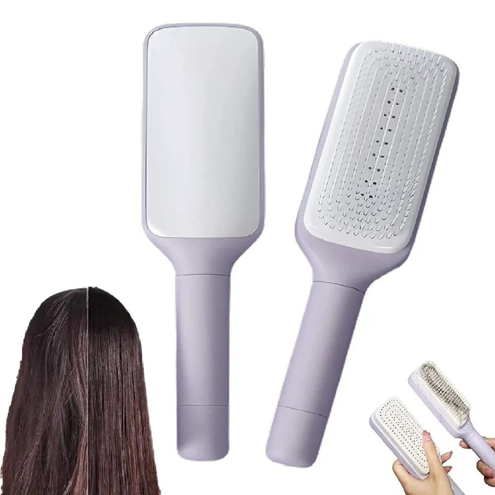 Vibe Geeks Anti-Static Massage Comb Scalable Rotate Lifting