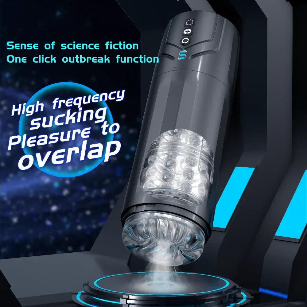 Waterproof Male Masturbation Toy Automatic Rotation Sucking