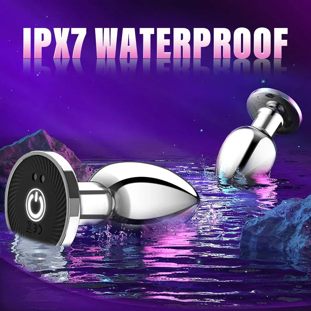 Waterproof Vibrating Anal Plug