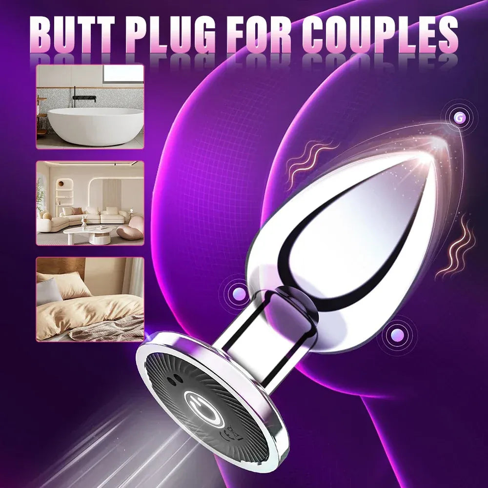 Waterproof Vibrating Anal Plug