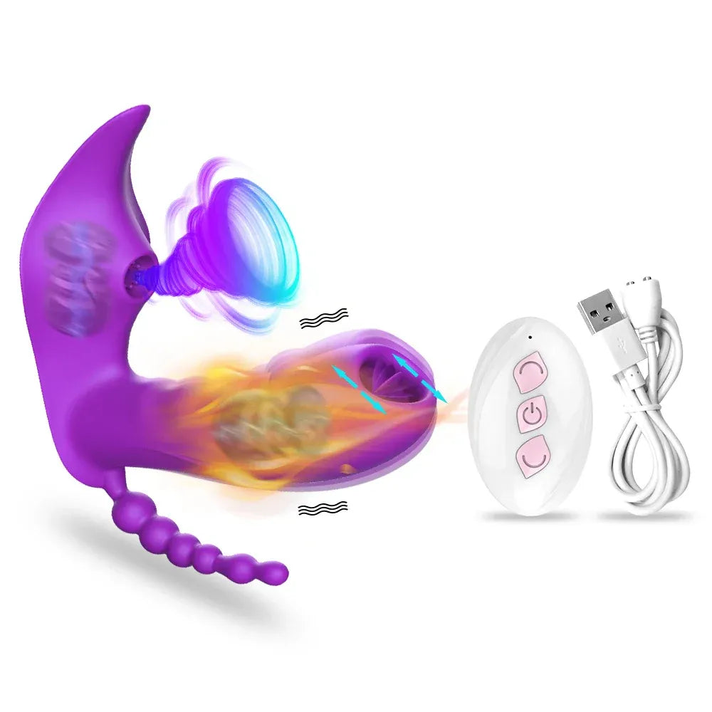 Wireless G-Spot Sucker & Clit Stimulator for Couples