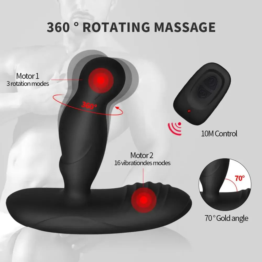 Wireless Prostate Massager With Heating