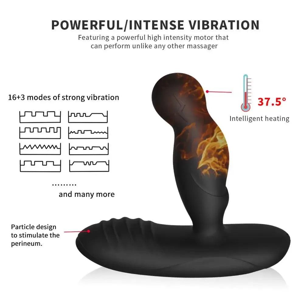 Wireless Prostate Massager With Heating